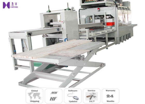 China Arbeitsbereich der automatisches Hochfrequenzholz-Verbindungsmaschinen-1220×5200 Millimeter usine
