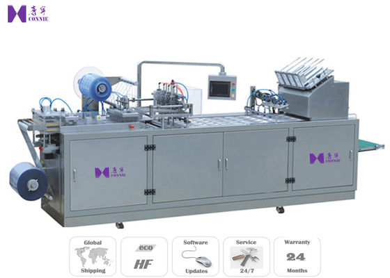 China Automatischer Blasen-Karten-Verpackmaschine-Dreiphasen-0.6Mpa Luftdruck 300×280 Millimeter usine